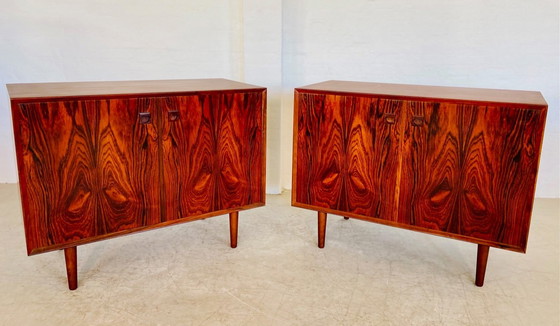 Image 1 of CREDENZE VINTAGE RETRO DANESI DI METÀ SECOLO IN PALISSANDRO DI BROUER ANNI '60