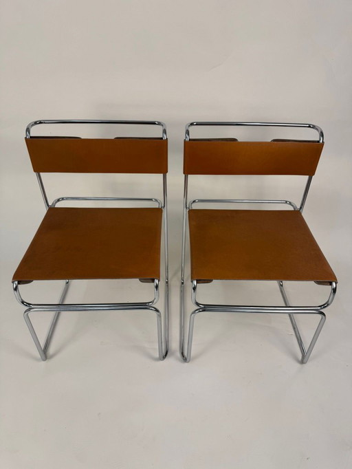 1v2 Libellula chair Giovanni Carini Planula 70s vintage leather