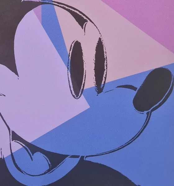 Image 1 of D'après Andy Warhol, Mickey Mouse, années 1980, lithographie