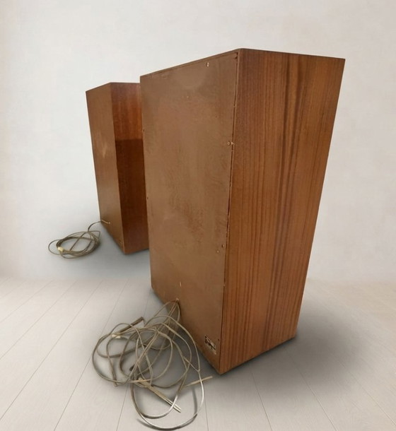 Set van twee Tesla ARS 825 Hi-Fi luidsprekers, vintage houten behuizing, Tsjecho-Slowakije, 66 × 41 × 25 cm (photo 12 of 12)
