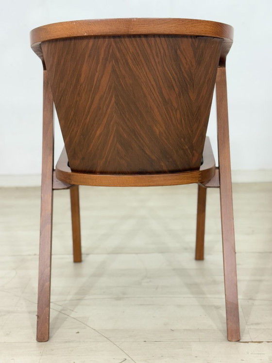 Stylish retro armchair / retro chair / retro vintage living room chair / armchair – Dining chairs, Wood (photo 8 of 8)