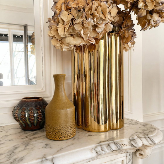 Image 1 of Vintage Scandinavische vaas, ontworpen door Hyonsun Rhee voor Upsala Ekeby, Zweden, jaren 60.