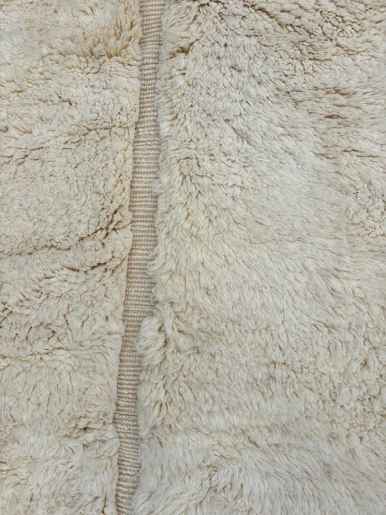 Image 1 of Luxuriöser, maßgefertigter Teppich 3 x 2 Meter, marokkanischer Berberteppich, einzigartiger weißer Teppich