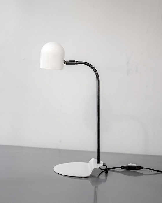 Image 1 of White Table Lamp By Fagerhult Sweden