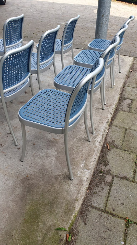 10x (+1) DePadova Silver Chair De Padova design chairs Italy, Dining chairs, Plastic (photo 7 of 14)