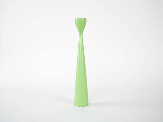 Image 1 of Candelabro verde pastel, diseño danés, década de 1970, fabricado en Dinamarca.