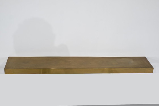 Image 1 of Small console in brass - Italy, 1960s