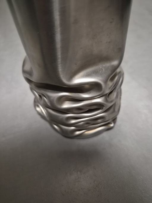 Vaso: "Crush" Ronald Westerhuis – vazen, rvs, Metal