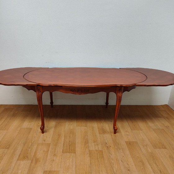Vintage Country Dining Table Dining Room Table Extendable Table – Wood (photo 11 of 22)