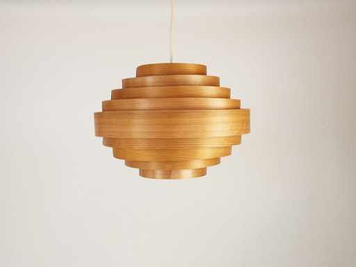 Holz Pendelleuchte Hans Agne Jackobsson Stil 60er Vintage Design