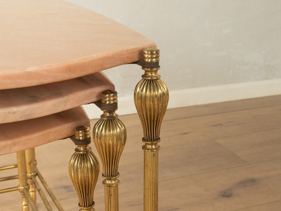 Image 1 of Tables gigognes de style Hollywood Regency des années 1970