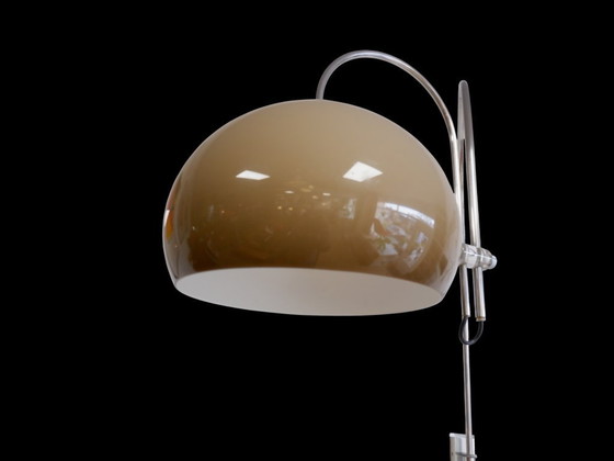 Image 1 of Dijkstra dubbele boog wandlamp, jaren 70