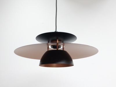 Lampada a sospensione vintage / metallo / nero rosa / Danimarca – Lampade a sospensione, Scandinavian (photo 5 of 5)