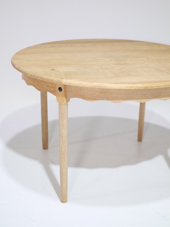 Image 1 of Uitschuifbare eettafel Kjaernulf eiken Deens vintage