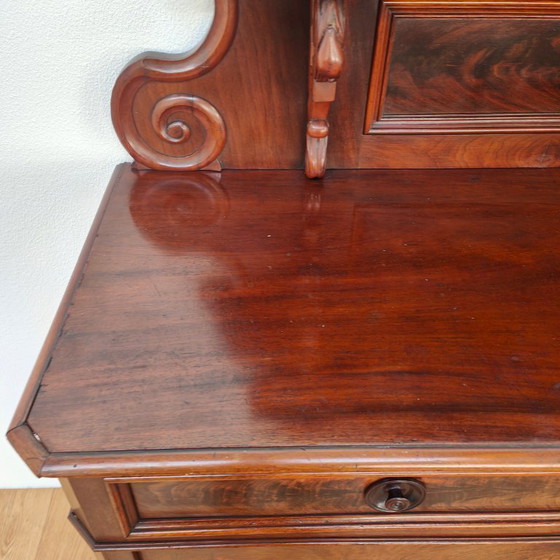 Image 1 of Antique brocante buffet cabinet sideboard cabinet cupboard