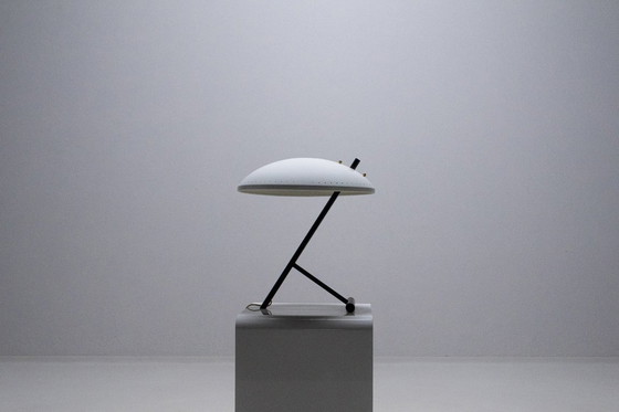 Image 1 of Lampe de Bureau Blanc Negro Evoluon par Louis Kalff pour Philips, 1950