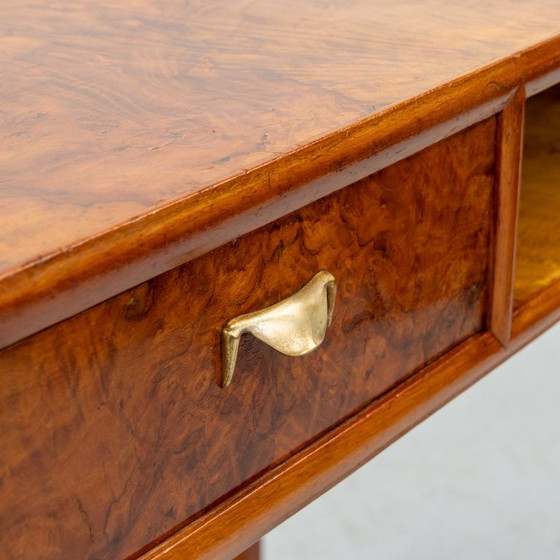 Italian Art Deco Root Wood Desk 30s (photo 9 of 15)