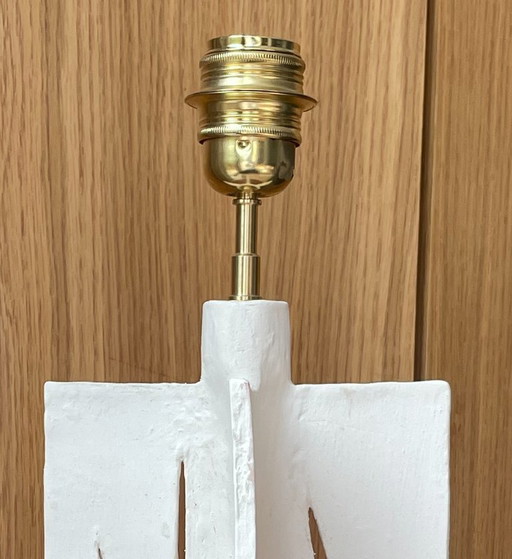 French Contemporary Ceramic Lamp, "L 04" by Renzo Maar