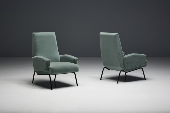 Image 1 of Mid Century Modern Lounge Chairs im Stil von Gastone Rinaldi, Italien, 1950er Jahre