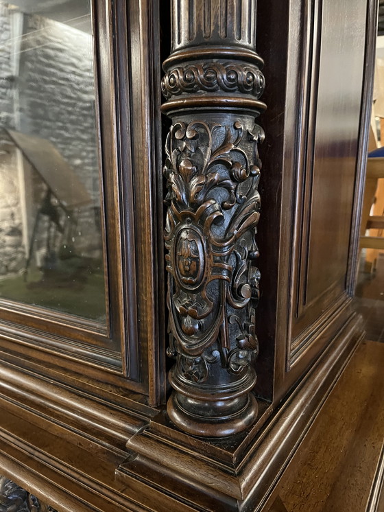 Image 1 of Paire de Bibliothèques 2 Corps Vitrées