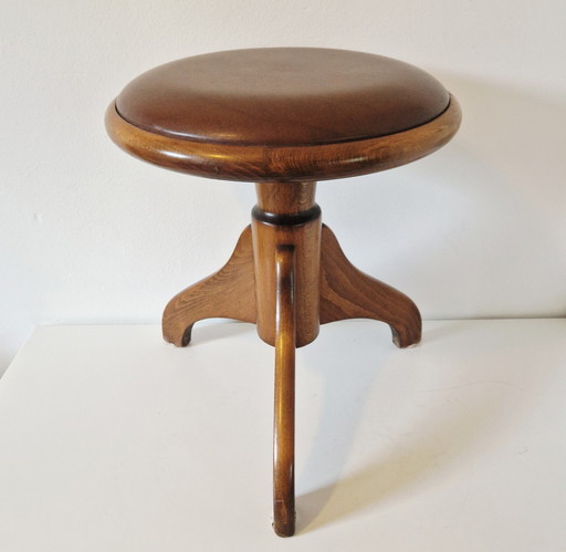 Vintage Klavierhocker Drehbarer Hocker Klassischer Klavierhocker