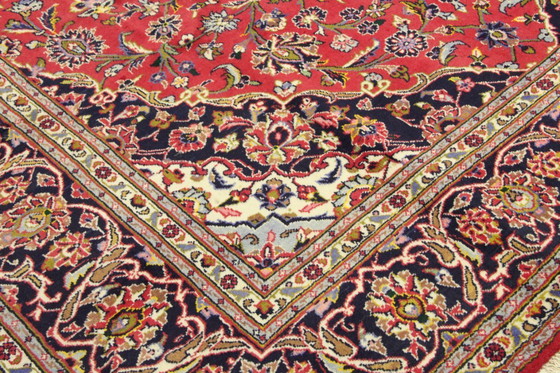 Image 1 of Tappeto persiano originale Keshan, Kashan Rosso 370 x 260 cm Ottime condizioni Classico