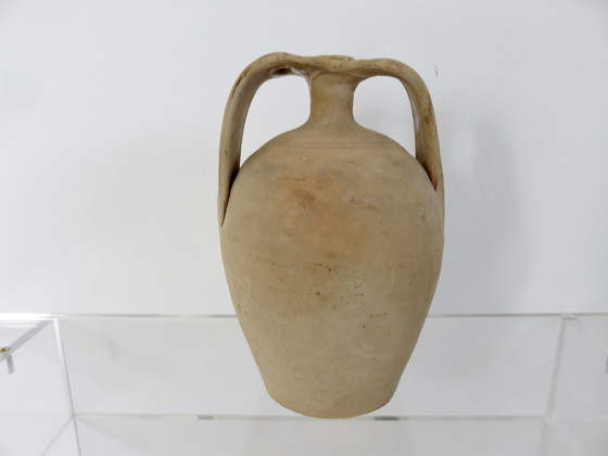 Image 1 of Jarrón, ánfora o jarrón de terracota con asas, del sur de Francia, 1950