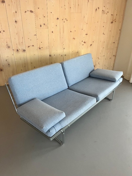IKEA Moment Bank Door Niels Gammelgaard - Opnieuw Gestoffeerd - 100% Wol Van De Ploeg – Banken, Metal, Wool (photo 9 of 11)