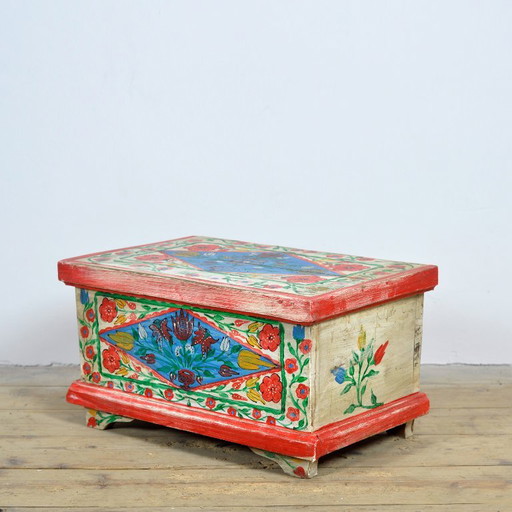 Petit Coffre d'Art Populaire, Circa 1950