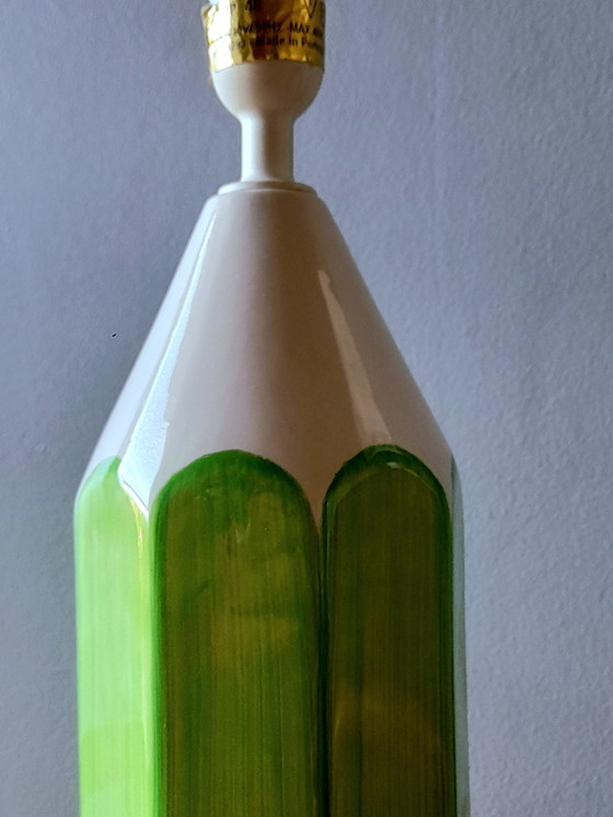 Image 1 of Keramische potloodlamp, 1980