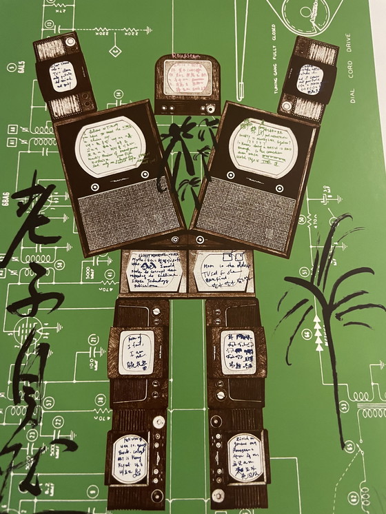 Image 1 of Nam June Paik  (1932-2006), Evolution, Revolution, Resolution, 1989 (Rousseau), Copyright Nam June Paik Estate 2010, Printe