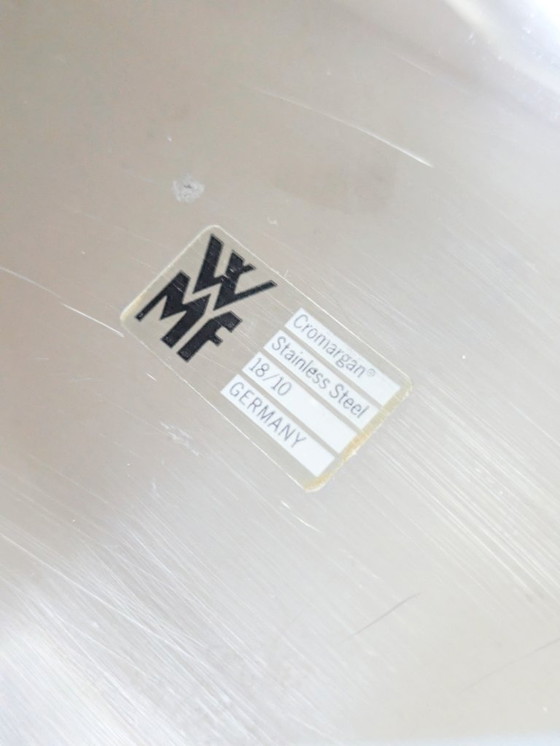 Image 1 of Piatto da portata vintage WMF Cromargan per pesce, stoviglie tedesche in acciaio inossidabile