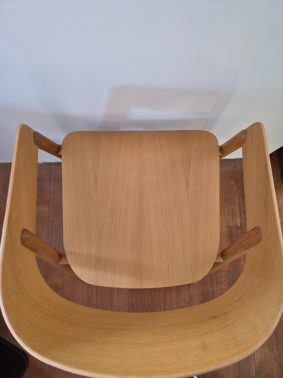 Image 1 of Set of two oak Mava chairs by design brand Punt