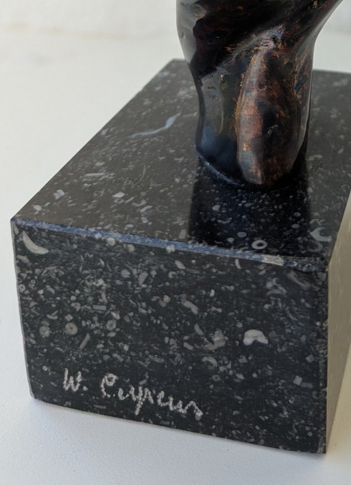 Statuette en bronze Willy Ceysens