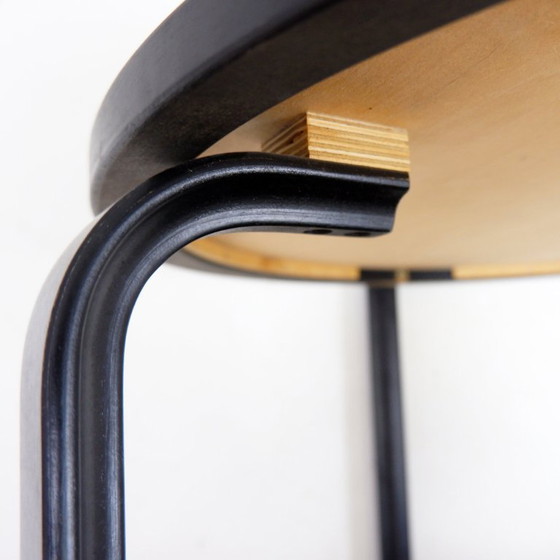 Image 1 of Chariot à boissons en bois de style milieu du XXe siècle avec une finition ébonisée 