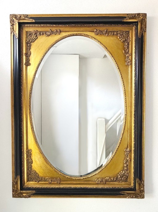 Espejo de pared clásico de estilo Luis XV/barroco – spiegels, Glass, Wood