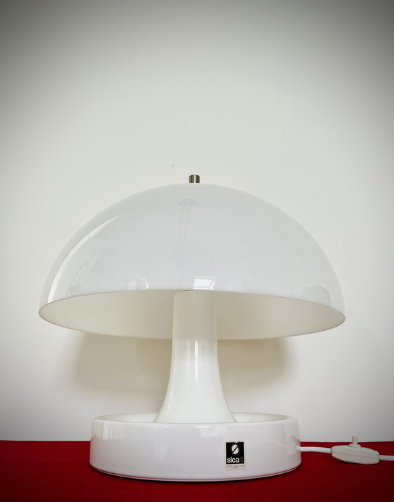 Image 1 of 2x Sicart Ceramic Table Lamps - Architetti - Gigante & Zambusi