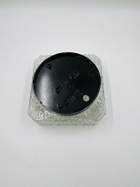 Image 1 of Plafoniera quadrata RZB Bamberg con vetro inciso e stelle