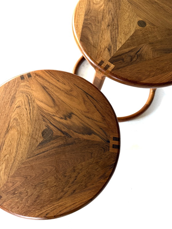 Image 1 of Vintage Danish teak mimiset coffee table '70