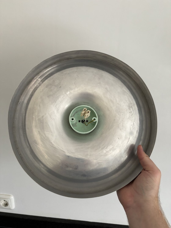 Vintage Space Age Ceiling or Wall light Discus 60s/70s – Aluminium (photo 10 of 11)