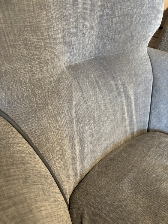 Image 1 of 1x Fauteuil Loyd + Poef van het Merk Leolux