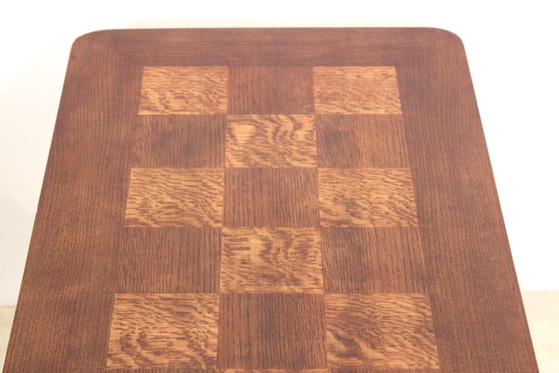 Eikenhouten Koffietafel met fineer inleg, Koffietafelboeken (foto 2 van 8)