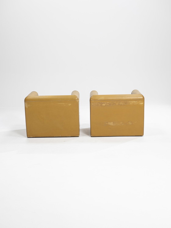 Image 1 of 2x Rare Armchairs by Trussardi, Italy, 1970s