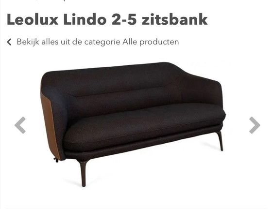 2,5-Sitzer-Sofa Lindo von Leolux – Textile, Metal (photo 7 of 16)