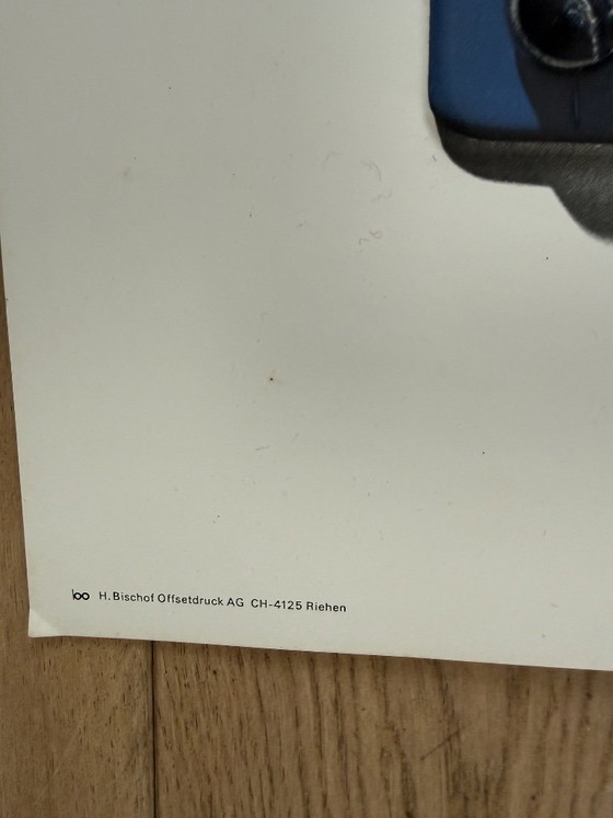 Image 1 of Art Basel poster 1976 design kunst Zwitsers Vitra Knoll Moderne kunst