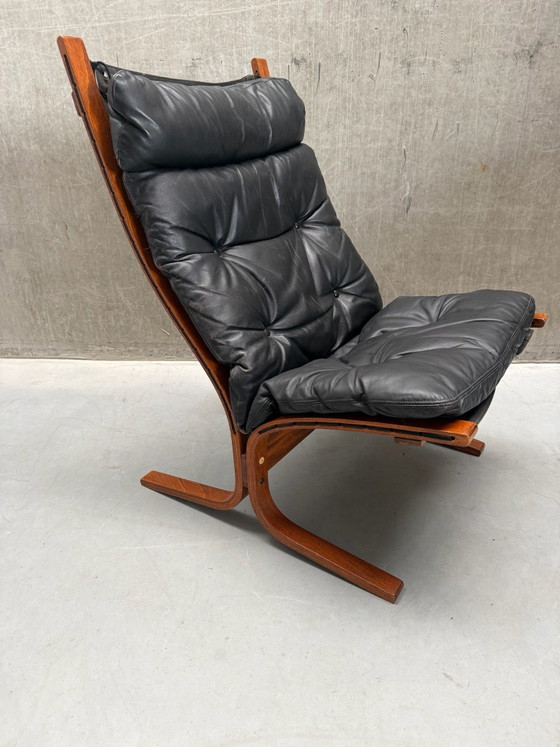 Ingmar Relling Siësta Lounge Chair - Westnofa 1960s – Armchairs, Wood, Leather (photo 6 of 9)