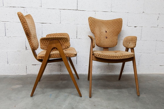 Image 1 of Coppia di poltrone di Roger Landault, edizione ABC degli anni '50