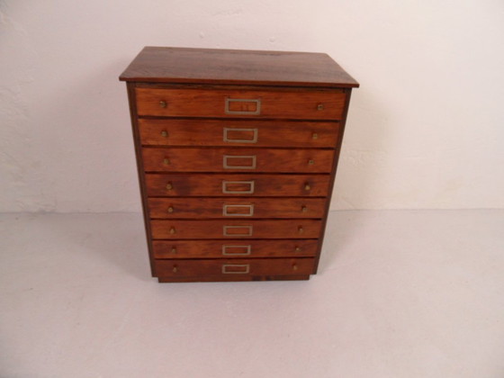 Image 1 of Vintage ladekastje van horlogemaker