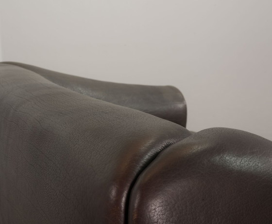 Image 1 of Canapé deux places extensible Sturdy De Sede DS47 en cuir marron. Suisse, 1970