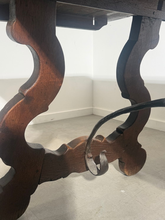 18th Century Solid Oak Dining Table (photo 5 of 9)